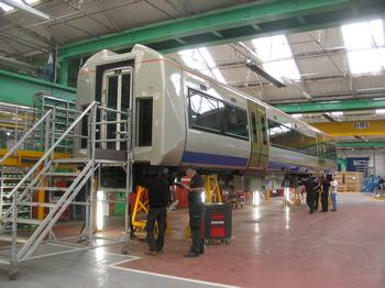 Gautrain Electrostar under construction